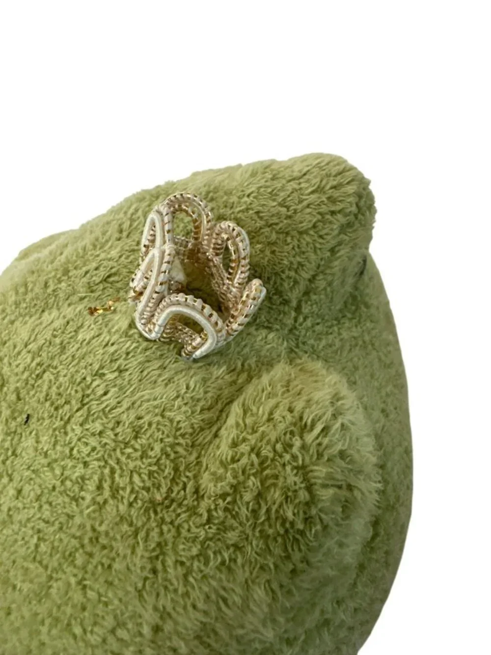 RARE TY Classics “Kissed” the Frog  Collection with Crown Plush Stuffed Animal